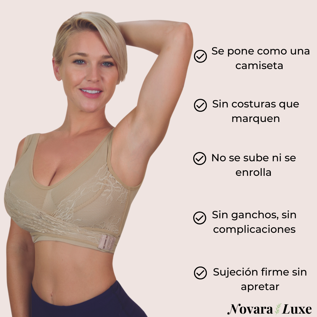 Sujetador que se adapta, realza y no molesta