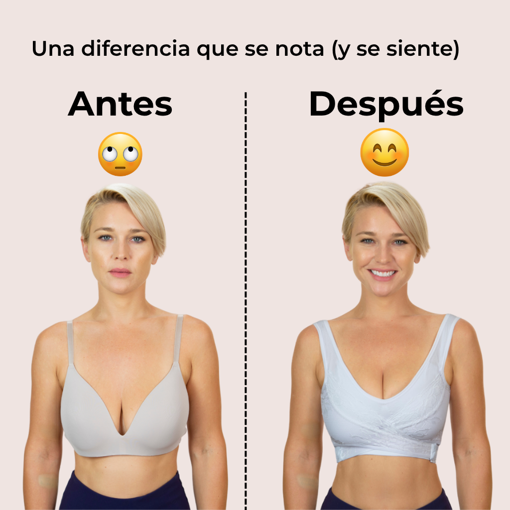 Sujetador que se adapta, realza y no molesta